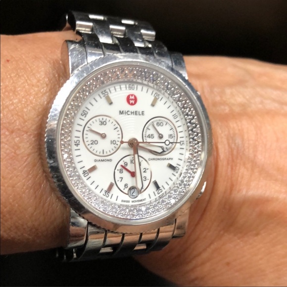 Michele Sport Sail Diamond Watch - Picture 4 of 12